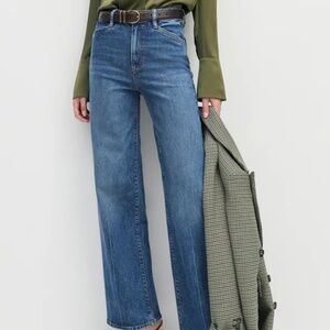 Favorite Daughter THE MISCHA SUPER HIGH RISE WIDE LEG ANKLE jeans size 29